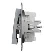 Schneider Asfora EPH2100162 hármas kapcsoló acél