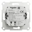 Schneider Electric Asfora EPH2700471 Dupla USB gyorstöltő, A+C, 45W, antracit burkolattal, keret nélkül, süllyesztett ( EPH2700471 )