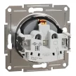 Schneider Electric Asfora EPH2900162 földelt csatlakozóaljzat (dugalj), 2P+F, acél burkolattal. keret nélkül, süllyesztett, 16A 250V ( EPH2900162 ).