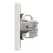 Schneider Electric Asfora EPH2900223 földelt csatlakozóaljzat (dugalj), gyermekvédelemmel, 2P+F, bézs burkolattal, kerettel, süllyesztett, 16A 250V ( EPH2900223 ).