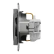 Schneider Electric Asfora EPH2900271 földelt csatlakozóaljzat (dugalj), gyermekvédelemmel, 2P+F, antracit burkolattal. keret nélkül, süllyesztett, 16A 250V ( EPH2900271 ).