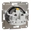 Schneider Electric Asfora EPH2900271 földelt csatlakozóaljzat (dugalj), gyermekvédelemmel, 2P+F, antracit burkolattal. keret nélkül, süllyesztett, 16A 250V ( EPH2900271 ).