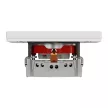 Schneider Electric Asfora EPH2900521 földelt csatlakozóaljzat (dugalj), gyermekvédelemmel, 2P+F, piros betéttel, fehér kerettel, süllyesztett, 16A 250V ( EPH2900521 ).