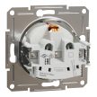 Schneider Electric Asfora EPH2970121 földelt csatlakozóaljzat (dugalj), 2P+F, fehér burkolattal, keret nélkül, süllyesztett, 16A 250V ( EPH2970121 ).