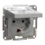 Schneider Electric Asfora EPH3100161 földelt csatlakozóaljzat (dugalj), csapófedéllel, 2P+F, aluminium burkolattal. keret nélkül, süllyesztett, 16A 250V ( EPH3100161 ).