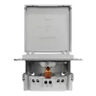 Schneider Electric Asfora EPH3100161 földelt csatlakozóaljzat (dugalj), csapófedéllel, 2P+F, aluminium burkolattal. keret nélkül, süllyesztett, 16A 250V ( EPH3100161 ).