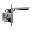 Schneider Electric Asfora EPH3100171 földelt csatlakozóaljzat (dugalj), csapófedéllel, 2P+F, antracit burkolattal. keret nélkül, süllyesztett, 16A 250V ( EPH3100171 ).