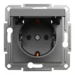 Schneider Electric Asfora EPH3100171 földelt csatlakozóaljzat (dugalj), csapófedéllel, 2P+F, antracit burkolattal. keret nélkül, süllyesztett, 16A 250V ( EPH3100171 ).