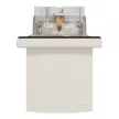 Schneider Electric Asfora EPH3100323 vízmentes földelt csatlakozóaljzat (dugalj), gyermekvédelemmel, csapófedéllel, 2P+F, bézs burkolattal, kerettel, IP44, süllyesztett, 16A 250V ( EPH3100323 ).