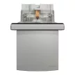 Schneider Electric Asfora EPH3100361 vízmentes földelt csatlakozóaljzat (dugalj), gyermekvédelemmel, csapófedéllel, 2P+F, aluminium burkolattal, kerettel, IP44, süllyesztett, 16A 250V ( EPH3100361 ).