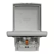Schneider Electric Asfora EPH3100361 vízmentes földelt csatlakozóaljzat (dugalj), gyermekvédelemmel, csapófedéllel, 2P+F, aluminium burkolattal, kerettel, IP44, süllyesztett, 16A 250V ( EPH3100361 ).