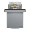 Schneider Electric Asfora EPH3100362 vízmentes földelt csatlakozóaljzat (dugalj), gyermekvédelemmel, csapófedéllel, 2P+F, acél burkolattal, kerettel, IP44, süllyesztett, 16A 250V ( EPH3100362 ).