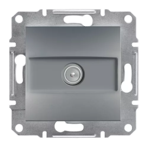 Schneider Electric Asfora EPH3200162 végzáró TV csatlakozóaljzat 1 dB, acél burkolattal. keret nélkül, süllyesztett ( EPH3200162 ).