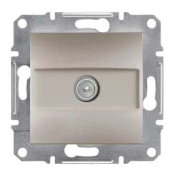   Schneider Electric Asfora EPH3200169 végzáró TV csatlakozóaljzat 1 dB, bronz burkolattal. keret nélkül, süllyesztett ( EPH3200169 ).