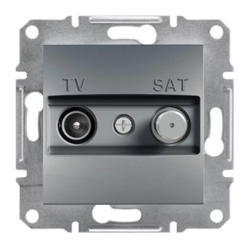 Schneider Asfora EPH3400162 TV/SAT aljzat acél