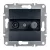 Schneider Asfora EPH3400171 TV/SAT aljzat antracit