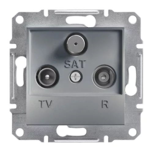 Schneider Asfora EPH3500162 TV/R/SAT aljzat acél