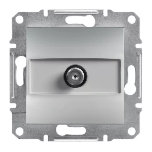 Schneider Electric Asfora EPH3700161 végzáró SAT csatlakozóaljzat 1 dB, aluminium burkolattal. keret nélkül, süllyesztett ( EPH3700161 ).