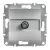 Schneider Electric Asfora EPH3700161 végzáró SAT csatlakozóaljzat 1 dB, aluminium burkolattal. keret nélkül, süllyesztett ( EPH3700161 ).