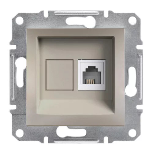 Schneider Asfora EPH4100169 1xRJ11 telefon aljzat bronz