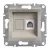 Schneider Asfora EPH4100169 1xRJ11 telefon aljzat bronz