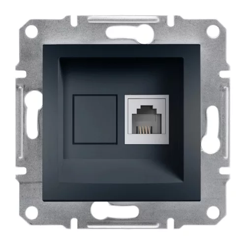 Schneider Asfora EPH4100171 1xRJ11 telefon aljzat antracit