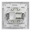 Schneider Electric Asfora EPH4300121 Informatikai csatlakozóaljzat 1xRJ45, Cat5e UTP, fehér burkolattal, kerettel ( EPH4300121 ).
