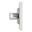 Schneider Electric Asfora EPH4300123 Informatikai csatlakozóaljzat 1xRJ45, Cat5e UTP, bézs burkolattal, kerettel ( EPH4300123 ).