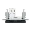 Schneider Electric Asfora EPH4300171 Informatikai csatlakozóaljzat 1xRJ45, Cat5e UTP, antracit burkolattal, keret nélkül ( EPH4300171 ).