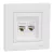 Schneider Asfora EPH4400121 2xRJ45 Cat5e UTP aljzat fehér
