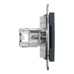 Schneider Asfora EPH4400171 2xRJ45 Cat5e UTP aljzat antracit