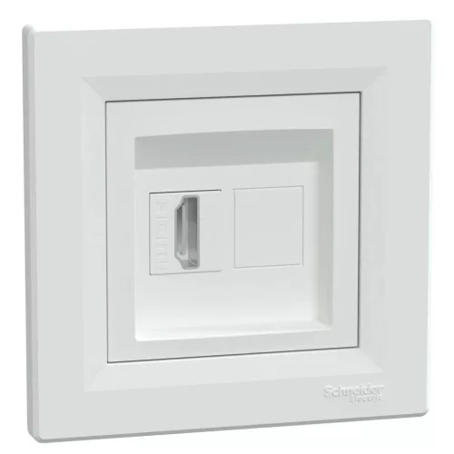 Schneider Asfora EPH4500121 HDMI aljzat fehér