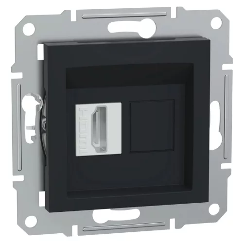 Schneider Asfora EPH4500171 HDMI aljzat antracit