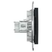 Schneider Asfora EPH4500171 HDMI aljzat antracit