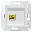 Schneider Asfora EPH4671121 optikai csatlakozó fehér