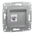 Schneider Asfora EPH4700161 1xRJ45 Cat6 UTP aljzat alumínium