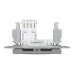 Schneider Asfora EPH4700161 1xRJ45 Cat6 UTP aljzat alumínium