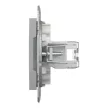 Schneider Asfora EPH4700161 1xRJ45 Cat6 UTP aljzat alumínium