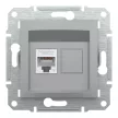 Schneider Asfora EPH4700161 1xRJ45 Cat6 UTP aljzat alumínium