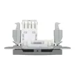 Schneider Asfora EPH4700162 1xRJ45 Cat6 UTP aljzat acél