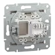 Schneider Asfora EPH4700169 1xRJ45 Cat6 UTP aljzat bronz