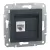 Schneider Asfora EPH4700171 1xRJ45 Cat6 UTP aljzat antracit