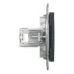 Schneider Asfora EPH4700171 1xRJ45 Cat6 UTP aljzat antracit