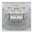 Schneider Asfora EPH4800121 2xRJ45 Cat6 UTP aljzat fehér