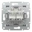 Schneider Electric Asfora EPH4800162 Informatikai csatlakozóaljzat 2xRJ45, Cat6 UTP, acél burkolattal, keret nélkül ( EPH4800162 ).