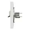 Schneider Electric Asfora EPH5700121 sztereó hangszóró-csatlakozóaljzat 4 db kivezetéssel fehér burkolattal, kerettel, süllyesztett ( EPH5700121 ).