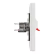 Schneider Electric Asfora EPH5700121 sztereó hangszóró-csatlakozóaljzat 4 db kivezetéssel fehér burkolattal, kerettel, süllyesztett ( EPH5700121 ).