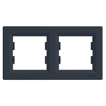   Schneider Electric Asfora EPH5800271 Kettes keret, vízszintes, antracit ( EPH5800271 ).