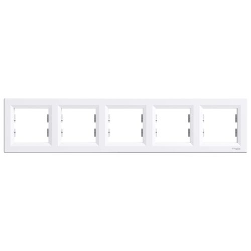 Schneider Electric Asfora EPH5800521 Ötös keret, vízszintes, fehér ( EPH5800521 ).