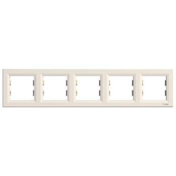   Schneider Electric Asfora EPH5800523 Ötös keret, vízszintes, bézs ( EPH5800523 ).